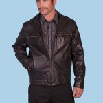 scully jacket - leather