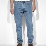 levis blue jeans - regular fit 505