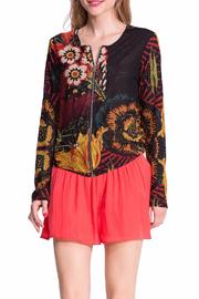 mesh cardigan