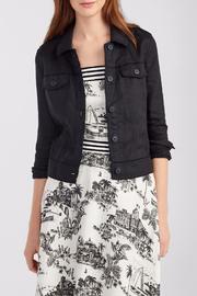 Linen raw edge jacket