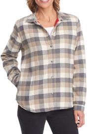 Flannel shirt jacket